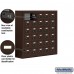 Salsbury Cell Phone Storage Locker - 6 Door High Unit (8 Inch Deep Compartments) - 30 A Doors - Bronze - Surface Mounted - Resettable Combination Locks